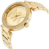 Michael Kors Parker Diamonds Gold Dial Gold Steel Strap Watch for Women - MK5784 Buy Now By Michael Kors