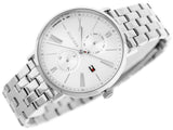 Tommy Hilfiger Jenna Quartz White Dial Silver Steel Strap Watch for Women - 1782068 Buy Now By Tommy Hilfiger