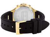 Tommy Hilfiger Eve Chronograph Quartz Black Dial Black Silicone Strap Watch For Women - 1782282 Buy Now By Tommy Hilfiger
