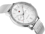 Tommy Hilfiger Blake Diamonds Silver Dial Silver Mesh Bracelet Watch for Women - 1782301 Buy Now By Tommy Hilfiger