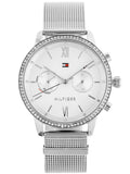 Tommy Hilfiger Blake Diamonds Silver Dial Silver Mesh Bracelet Watch for Women - 1782301 Buy Now By Tommy Hilfiger