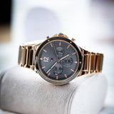 Tommy Hilfiger Eve Chronograph Quartz Grey Dial Rose Gold Steel Strap Watch For Women - 1782277 Buy Now By Tommy Hilfiger