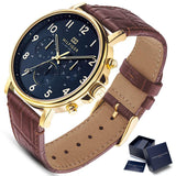 Tommy Hilfiger Daniel Blue Dial Brown Leather Strap Watch for Men - 1710380 Buy Now By Tommy Hilfiger