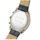Tommy Hilfiger Baker Chronograph Quartz Blue Dial Blue Leather Strap Watch For Men - 1710451 Buy Now By Tommy Hilfiger