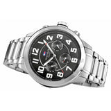 Tommy Hilfiger Trent Chronograph Black Dial Silver Steel Strap Watch for Men - 1791054 Buy Now By Tommy Hilfiger