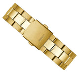 Guess Axle Multifunction Black Dial Gold Steel Strap Watch For Men - GW0488G2 Buy Now By Guess