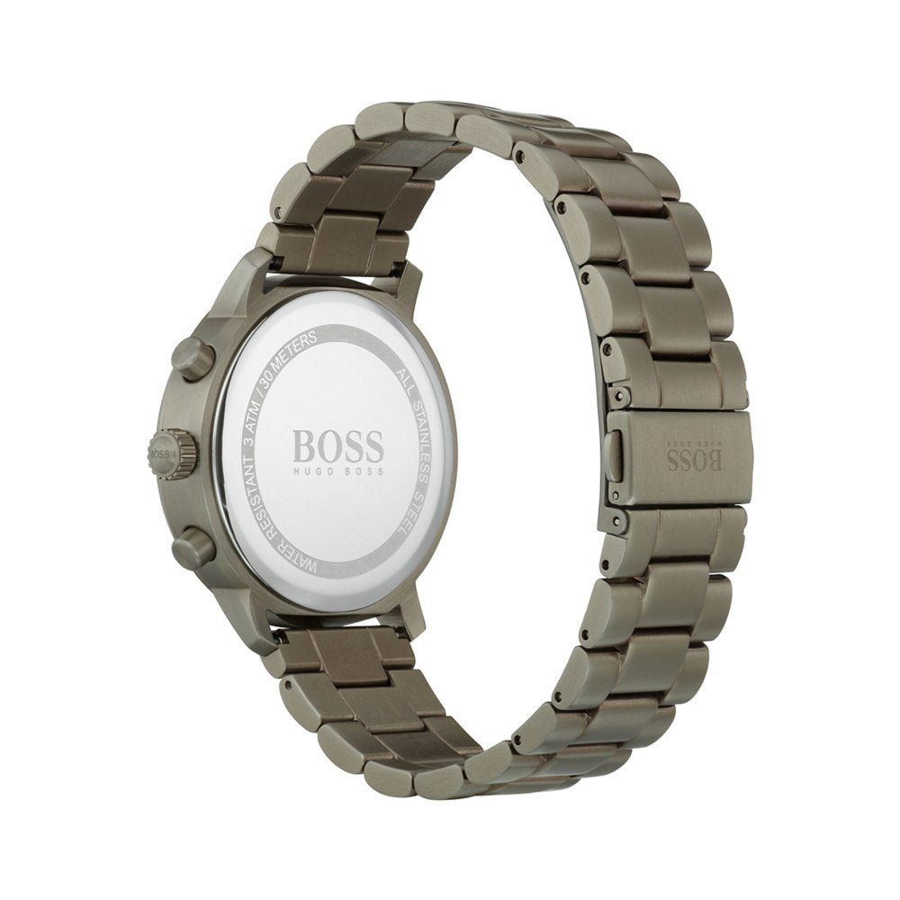 Hugo Boss Attitude Green Dial Green Steel Strap Watch for Men - 1513610 Buy Now By Hugo Boss
