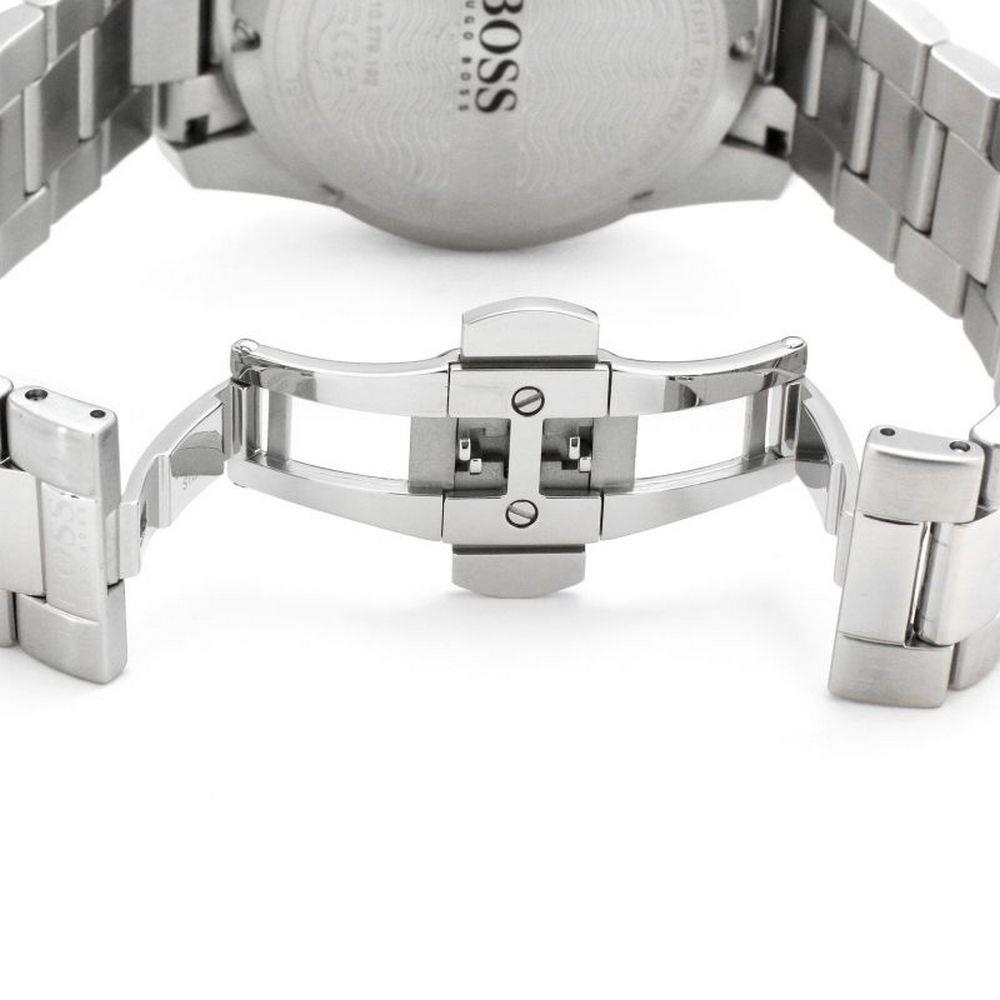 Hugo Boss Vela Chronograph Diver Blue Dial Silver Steel Strap Watch for Men - 1513775 Buy Now By Hugo Boss