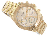Guess Eclipse Gold Dial Gold Steel Strap Watch for Women - GW0314L2 Buy Now By Guess