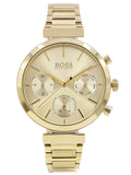 Hugo Boss Flawless Gold Dial Gold Steel Strap Watch for Women - 1502532 Buy Now By Hugo Boss