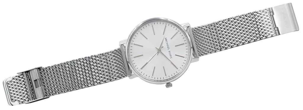 Michael Kors Pyper Quartz White Dial Silver Mesh Strap Watch for Women - MK4338 Buy Now By Michael Kors