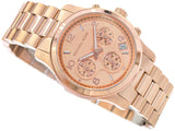 Michael Kors Runway Chronograph Rose Gold Dial Rose Gold Steel Strap Watch For Women - MK7324 Buy Now By Michael Kors
