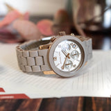 Michael Kors Runway Chronograph Grey Dial Grey Silicone Strap Watch For Women - MK7386 Buy Now By Michael Kors