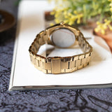 Michael Kors Lennox Analog Blue Dial Gold Steel Strap Watch for Women - MK7460 Buy Now By Michael Kors