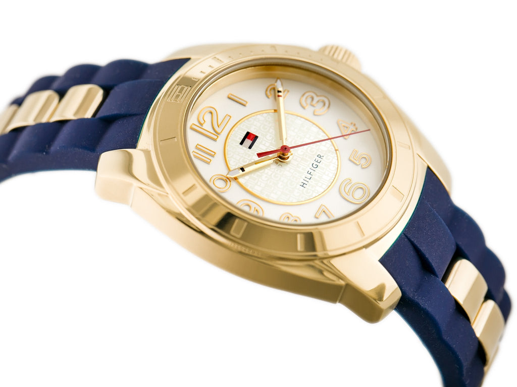 Tommy Hilfiger White Dial Two Tone Steel Strap Watch for Women - 1781307 Buy Now By Tommy Hilfiger