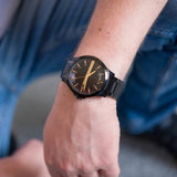 Armani Exchange Hampton Chronograph Black Dial Black Steel Strap Watch For Men - AX2413 Buy Now By Armani Exchange