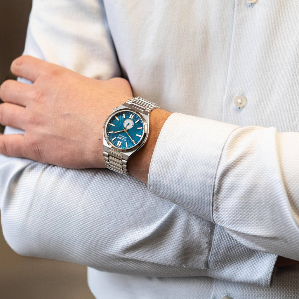 Citizen Tsuyosa Automatic Blue Dial Silver Steel Strap Watch For Men - NK5010-51L Buy Now By Citizen