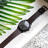 Emporio Armani Paolo Chronograph Black Dial Brown Leather Strap Watch For Men - AR11549 Buy Now By Emporio Armani