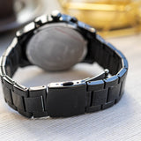 Guess Atlas Chronograph Black Dial Black Steel Strap Watch For Men - W0668G5 Buy Now By Guess