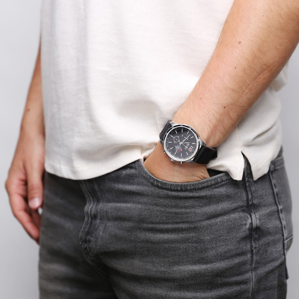 Hugo Boss Professional Black Dial Black Silicone Strap Watch for Men - 1513525 Buy Now By Hugo Boss