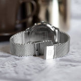 Tommy Hilfiger Weston Chronograph Blue Dial Silver Mesh Bracelet Watch For Men - 1710504 Buy Now By Tommy Hilfiger