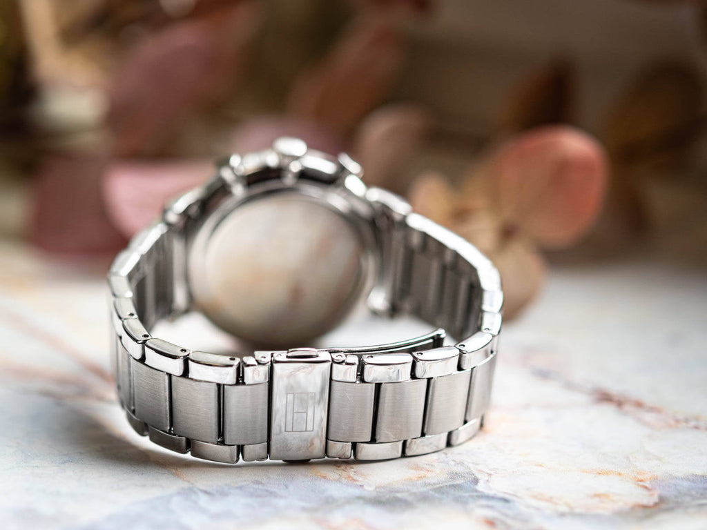 Tommy Hilfiger Legend Chronograph Blue Dial Silver Steel Strap Watch For Men - 1710569 Buy Now By Tommy Hilfiger