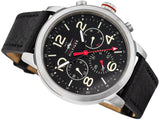 Tommy Hilfiger Jake Chronograph Black Dial Black Leather Strap Watch for Men - 1791232 Buy Now By Tommy Hilfiger