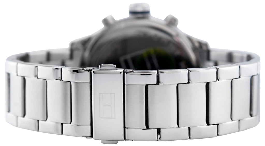 Tommy Hilfiger Jackson Chronograph Blue Dial Silver Steel Strap Watch for Men - 1791242 Buy Now By Tommy Hilfiger