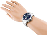 Tommy Hilfiger Jackson Chronograph Blue Dial Silver Steel Strap Watch for Men - 1791242 Buy Now By Tommy Hilfiger