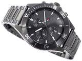 Tommy Hilfiger Larson Chronograph Grey Dial Silver Steel Strap Watch For Men - 1791918 Buy Now By Tommy Hilfiger
