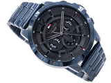 Tommy Hilfiger Luca Chronograph Grey Dial Blue Steel Strap Watch For Men - 1710493 Buy Now By Tommy Hilfiger