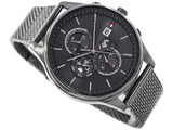 Tommy Hilfiger Shawn Chronograph Quartz Grey Dial Grey Mesh Bracelet Watch for Men - 1791613 Buy Now By Tommy Hilfiger
