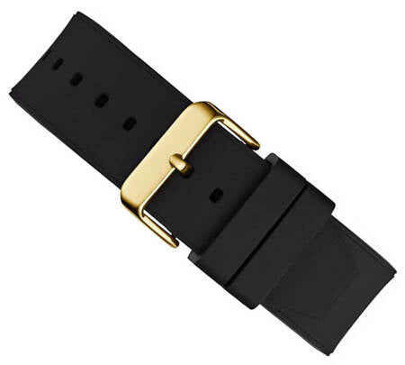 Guess Duke Crystals Black Dial Black Silicone Strap Watch For Men - GW0641G2 Buy Now By Guess