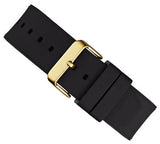 Guess Duke Crystals Black Dial Black Silicone Strap Watch For Men - GW0641G2 Buy Now By Guess