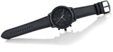 Fossil Neutra Chronograph Black Dial Black Leather Strap Watch for Men - FS5503 Buy Now By Fossil
