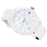Tommy Hilfiger Denim Analog White Dial White Rubber Strap Watch for Men - 1791481 Buy Now By Tommy Hilfiger