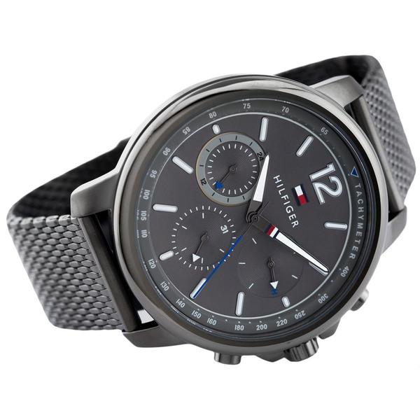 Tommy Hilfiger London Chronograph Grey Dial Grey Mesh Bracelet Watch for Men - 1791530 Buy Now By Tommy Hilfiger