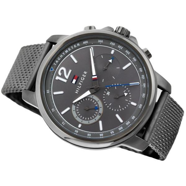 Tommy Hilfiger London Chronograph Grey Dial Grey Mesh Bracelet Watch for Men - 1791530 Buy Now By Tommy Hilfiger