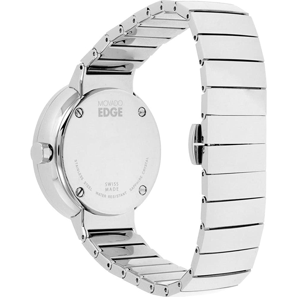 Movado Edge Silver Dial Silver Steel Strap Watch for Women - 3680012 Buy Now By Movado