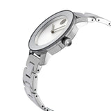 Movado Bold Ceramic Silver Dial Silver Steel Strap Watch for Women - 3600638 Buy Now By Movado