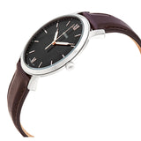 Fossil The Minimalist 3H Black Dial Brown Leather Strap Watch for Men - FS5464 Buy Now By Fossil