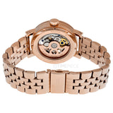 Fossil Boyfriend Automatic Skeleton Rose Gold Dial Rose Gold Steel Strap Watch for Women - ME3065 Buy Now By Fossil