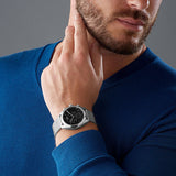 Tissot PR 100 Chronograph Black Dial Silver Mesh Bracelet Watch For Men - T101.417.11.051.01 Buy Now By Tissot