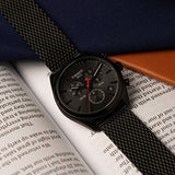 Tissot T Classic PR 100 Chronograph Black Dial Black Mesh Bracelet Watch For Men - T101.417.33.051.00 Buy Now By Tissot