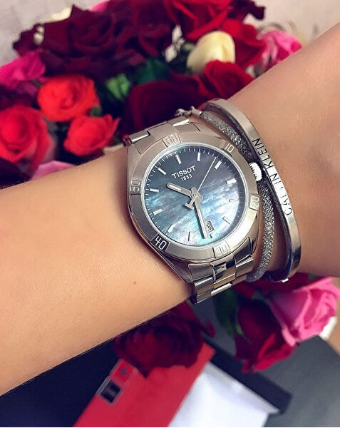 Tissot PR 100 Sport Chic Mother of Pearl Dial Watch For Women - T101.910.11.121.00 Buy Now By Tissot