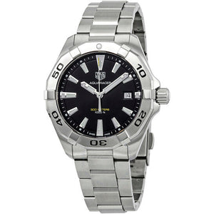 Tag Heuer Aquaracer Black Dial Silver Steel Strap Watch for Men - WBD1110.BA0928 Buy Now By Tag Heuer