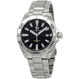 Tag Heuer Aquaracer Black Dial Silver Steel Strap Watch for Men - WBD1110.BA0928 Buy Now By Tag Heuer