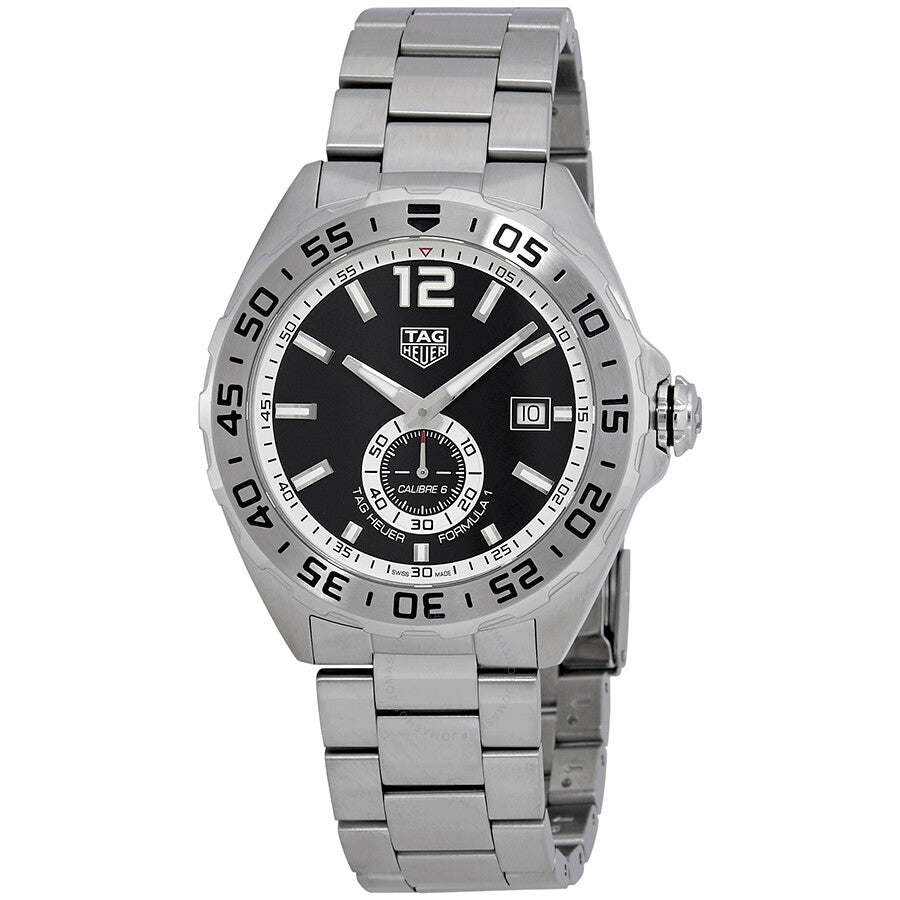 Tag Heuer Formula 1 Automatic Black Dial Silver Steel Strap Watch for Men - WAZ2012.BA0842 Buy Now By Tag Heuer