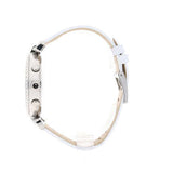 Swarovski Era Journey Silver Dial White Leather Strap Watch for Women - 5295346 Buy Now By Swarovski