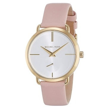 Michael Kors Portia Quartz White Dial Pink Leather Strap Watch For Women - MK2659 Buy Now By Michael Kors
